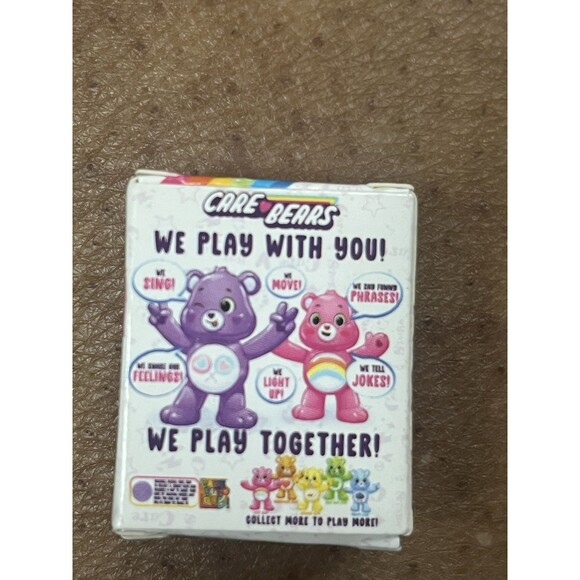 CARE BEARS SURPRISE COLLECTIBLE FIGURE SERIES 2 SHARE BEAR PURPLE - Picture 2 of 2